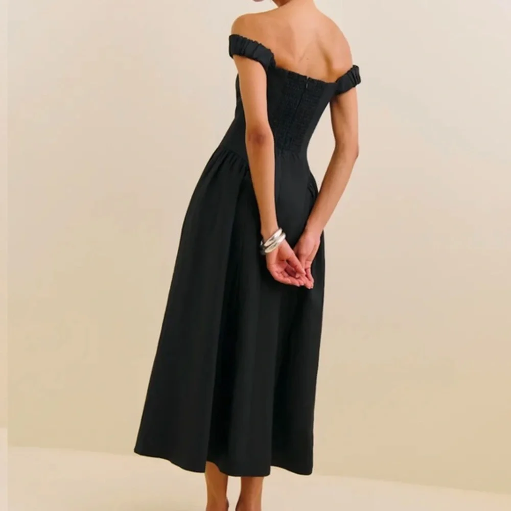 🖤New Reformation Monet Dress Black - Picture 1 of 5
